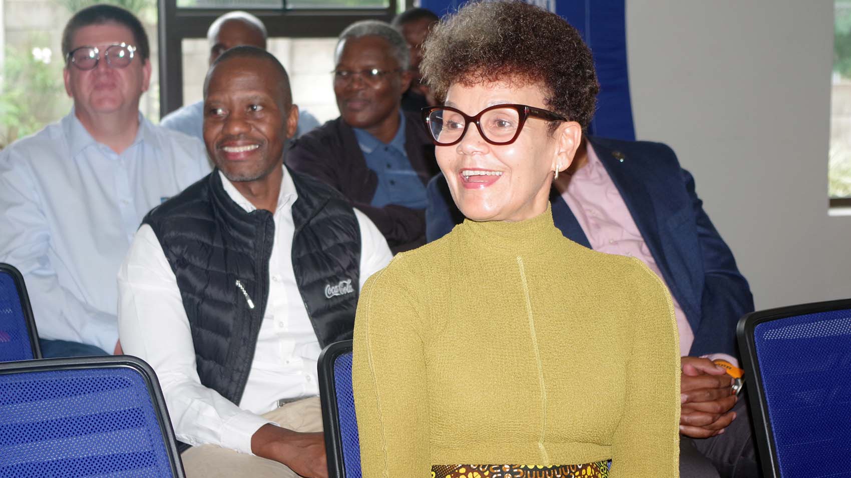 Managing Director of Far East Textiles Tokky Hou among attendees following the proceedings. (Pics: Nhlanganiso Mkhonta)